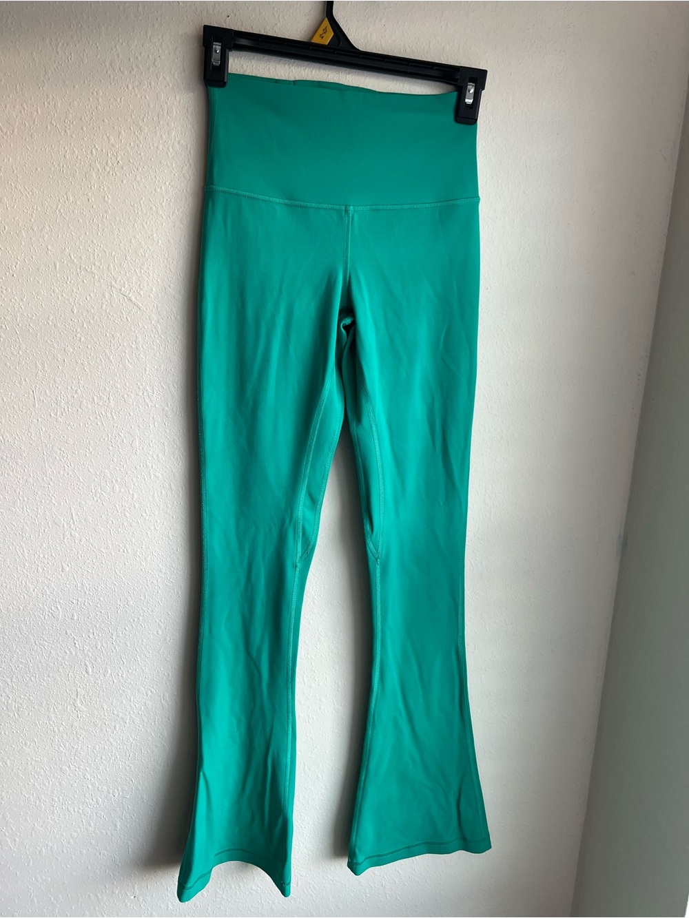 lululemon athletica Women's High-Rise Flared Leggings in Teal Green